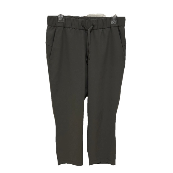 Lululemon On the Fly Green Drawstring Pants  Size 8 - Picture 1 of 7